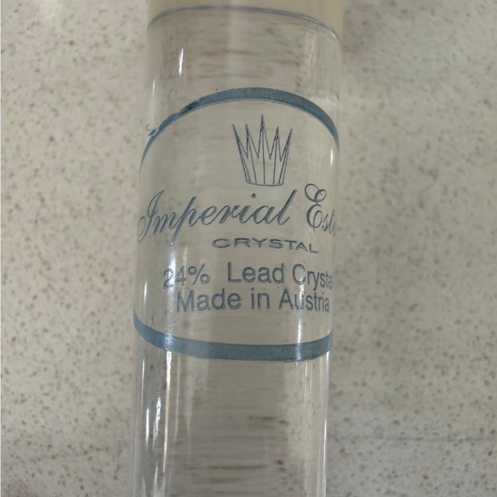 NWT Imperial Estate Austria Crystal Wine Bottle Stoppers — Set of 3 Assorted - Picture 3 of 4